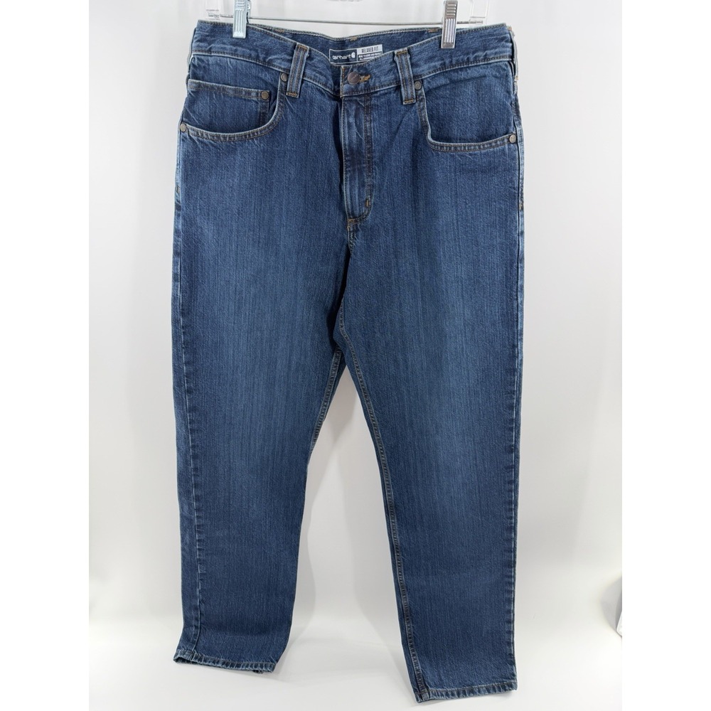Carhartt Mens Jeans BD5119-M Relaxed Fit Five Pocket Jeans 34x34 New Pants